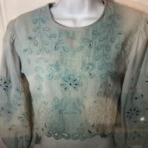 Floral Embroidered Blouse